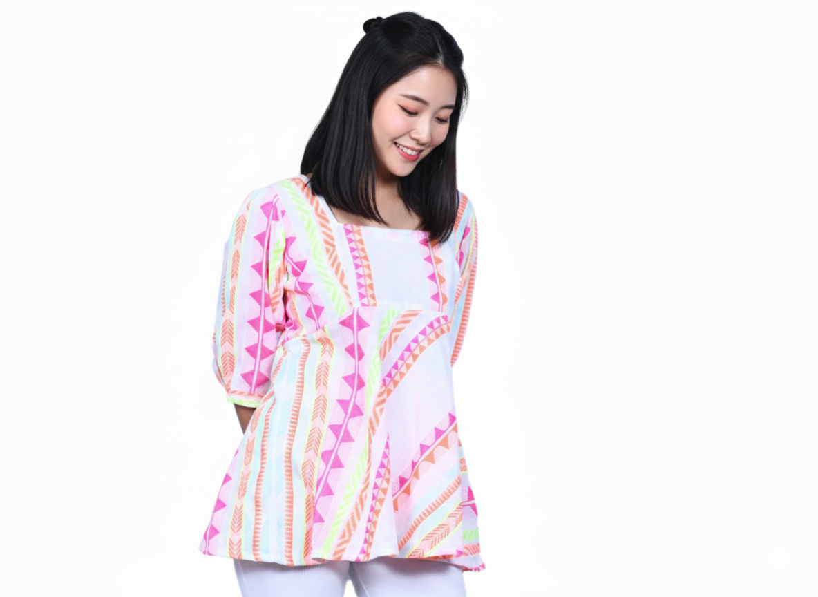 Women's Luminous Flare Sleeve Top